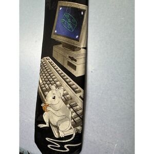 MEN'S ADDICTION BLACK/GREY COMPUTER/MOUSE Y2K‎